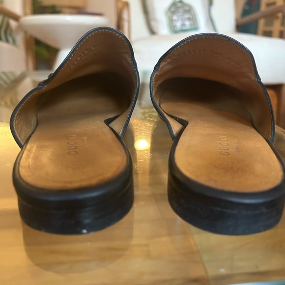 Black Gucci Princeton Mules in Excellent Condition with Dust Bags - Picture 4 of 12